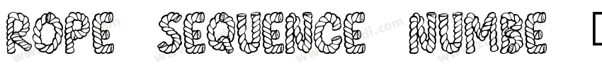 Rope Sequence Numbe字体转换